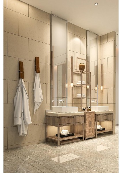 Ahşap Mandal - Thermowood Dişbudak - Banyo - Wc - Havlu modelleri