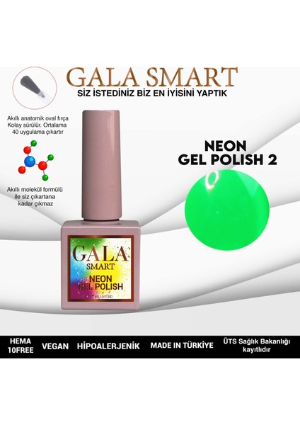 Neon Kalıcı Oje 10 ml N2