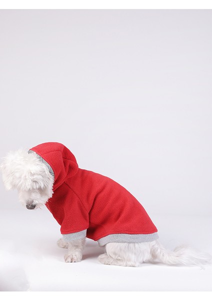 Küçük ve Orta Irk Kırmızı Polar Sweatshirt Pops modelleri