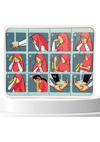 Kız Çocukları Için Abdest ve Namaz Eğitim Seti