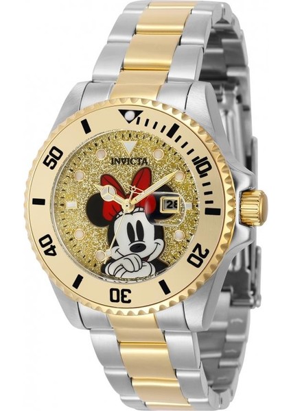 41350 Minnie Mouse Gold Kadın Kol Saati 36MM @