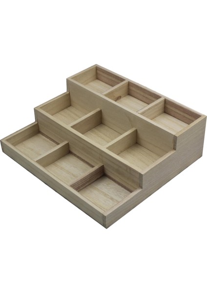 Ahşap Makyaj Organizatörü Ahşap Çekici Organizatör Çok Fonksiyonlu Kozmetik Kutusu (Yurt Dışından) fiyatları