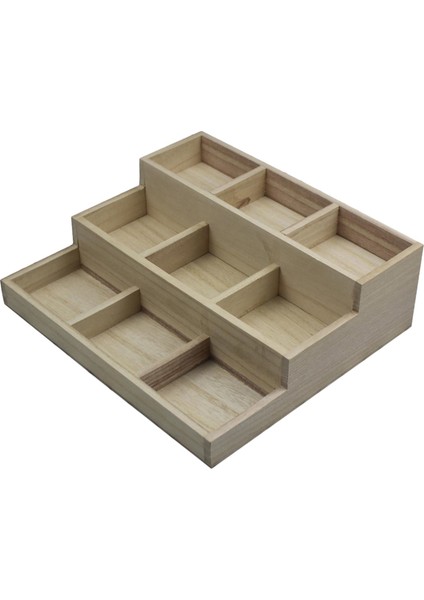 Ahşap Makyaj Organizatörü Ahşap Çekici Organizatör Çok Fonksiyonlu Kozmetik Kutusu (Yurt Dışından) fırsatları