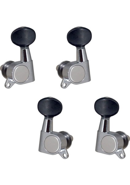 4 Dize Gitar Enstrümanı Için 2R2L Pegs Makine Kafaları (Yurt Dışından)