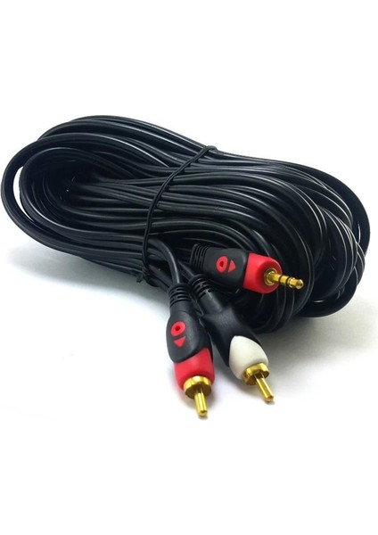 G530CD – 2rca 3,5mm Stereo Kablo 5mt Ses Kablosu