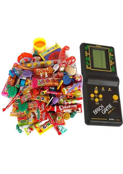 23 Nisan Nostaljik Kutusu Siyah Tetrisli Büyük Boy 80'ler 90'lar