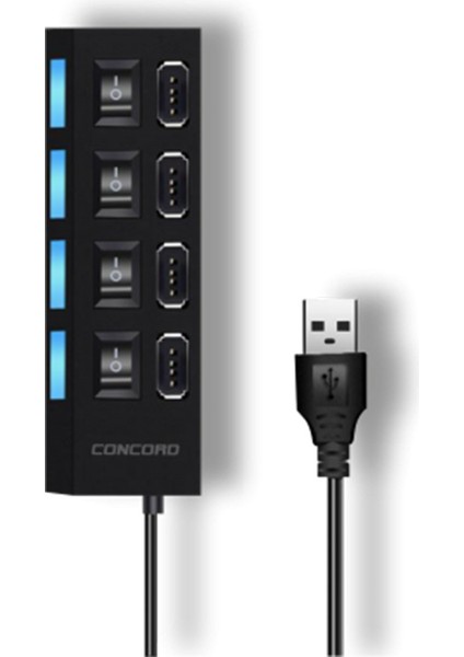 C-852 USB Hub 4 Port USB Çoklayıcı