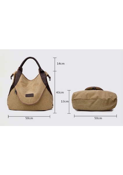 Kadın Kanvas Omuz Çantası Retro Gündelik Çanta (Yurt Dışından) modelleri