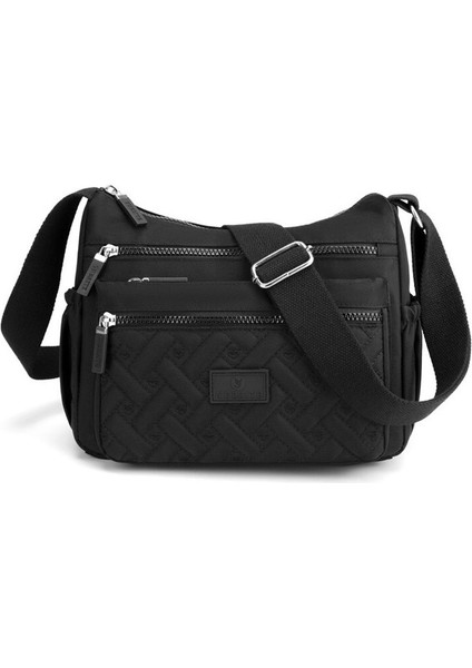 Omuz Çantası Kadın Yaratıcı Eşkenar Dörtgen Nakış Ipliği Askılı Çanta (Yurt Dışından)