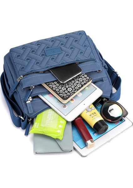 Omuz Çantası Kadın Yaratıcı Eşkenar Dörtgen Nakış Ipliği Askılı Çanta (Yurt Dışından) modelleri