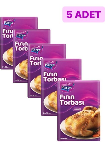 Yanmaz Firin Torbasi 8"li 5 Adet