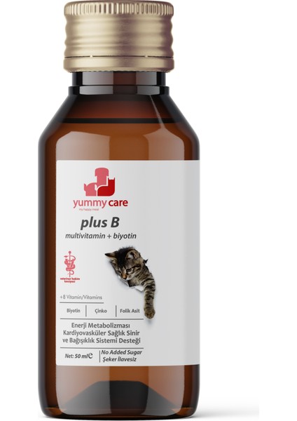 Yummy Care Plus B Multivitamin Damla 50 ml