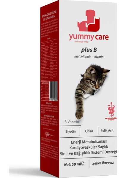 Yummy Care Plus B Multivitamin Damla 50 ml