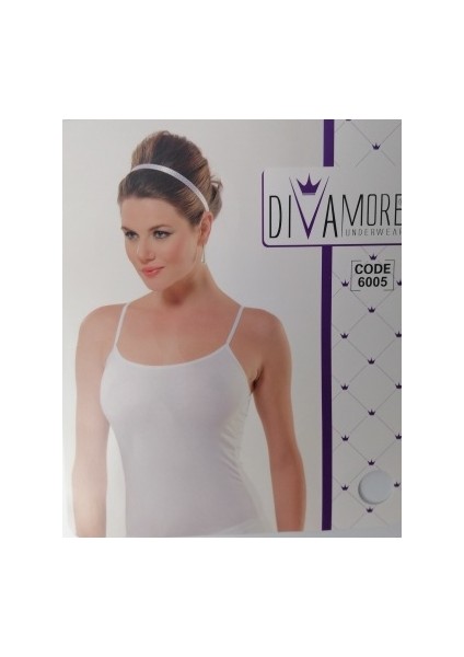 Kadın Ip Askılı Likralı Beyaz Atlet modelleri