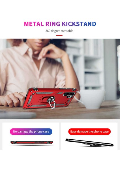 Huawei P30 Pro Kılıf Ultra Koruyan Yüzüklü Tank Stand Olan Mıknatıslı Voyotank fiyatları