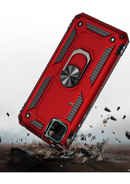 Huawei Y5P Kılıf Ultra Koruyan Yüzüklü Tank Stand Olan Mıknatıslı Voyotank modelleri