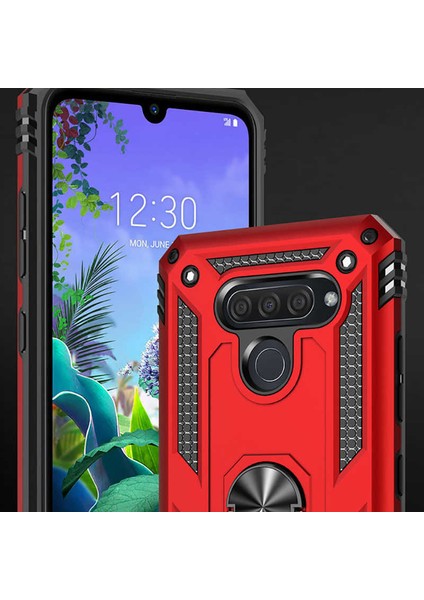 Lg Q60 Kılıf Ultra Koruyan Yüzüklü Tank Stand Olan Mıknatıslı Voyotank fiyatları