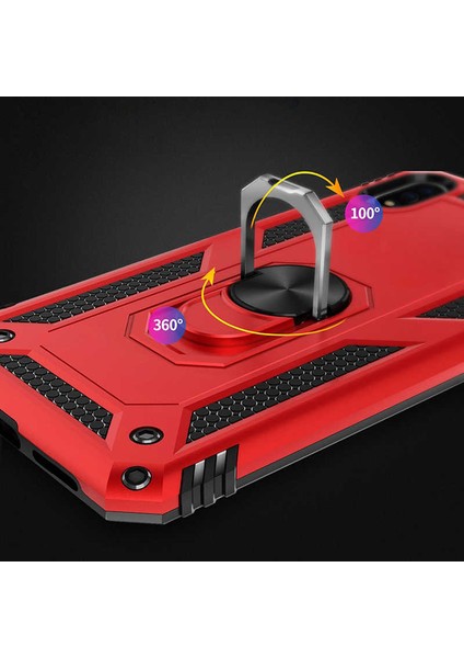 Samsung Galaxy A30 Kılıf Ultra Koruyan Yüzüklü Tank Stand Olan Mıknatıslı Voyotank fırsatları
