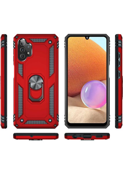 Samsung Galaxy A32 5g Kılıf Ultra Koruyan Yüzüklü Tank Stand Olan Mıknatıslı Voyotank indirimleri