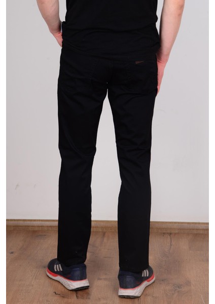 W12SEA001 Texas Slim Siyah Erkek Kot Pantolon modelleri