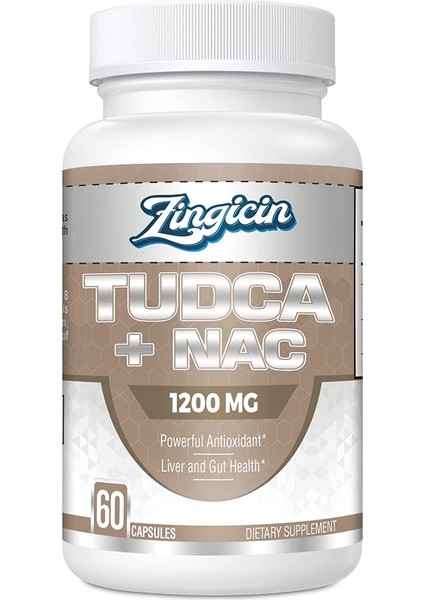 Tudca With Nac N-Acetyl Cysteine Powerfull Antioxidant Supplements For Liver Digestion