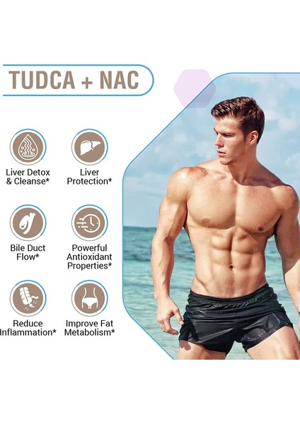 Tudca With Nac N-Acetyl Cysteine Powerfull Antioxidant Supplements For Liver Digestion fırsatları