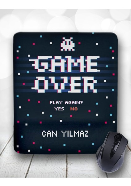 Atölye Çizgi Game Over Kişiye Özel Kupa Bardak ve Mouse Pad