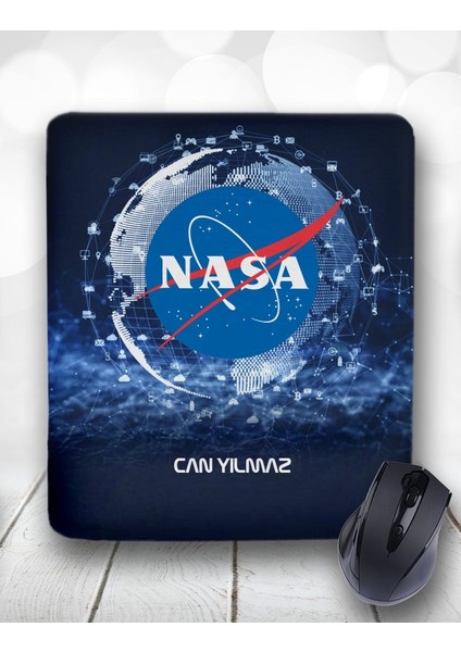 Atölye Çizgi Nasa Uzay Kişiye Özel Kupa Bardak ve Mouse Pad