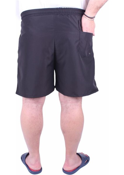 Büyük Beden Klasik Deniz Şortu 23677 Siyah modelleri