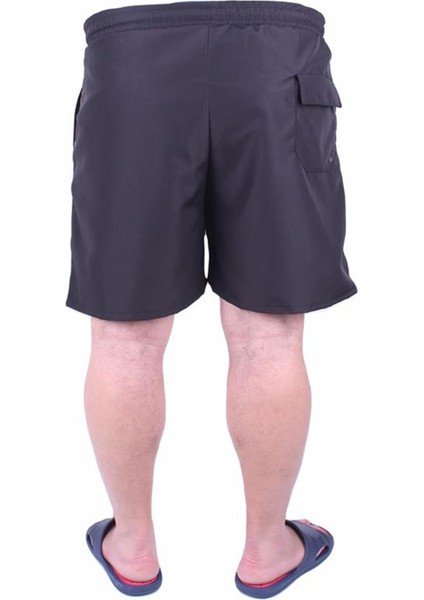 Büyük Beden Klasik Deniz Şortu 23677 Siyah indirimleri