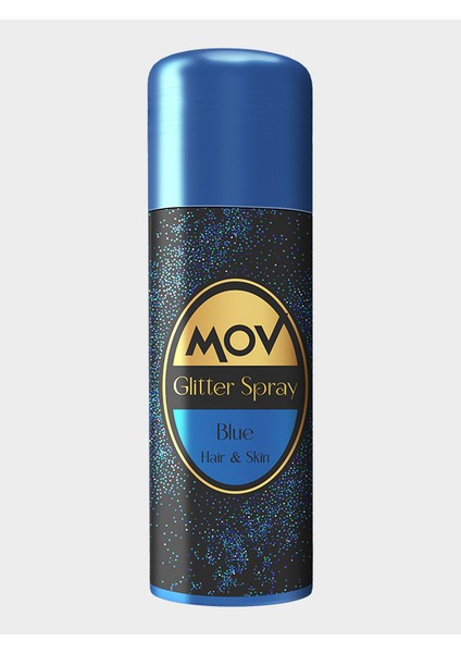 Glitter Sprey Mavi