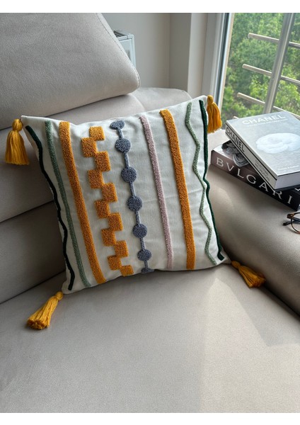 Punch Nakışlı Kırlent Kılıfı fiyatları