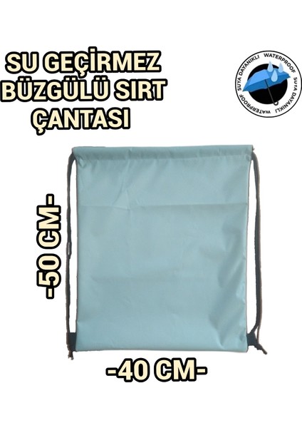 Imperteks Su Geçirmez Ip Büzgülü Sırt Çantası Hafif Ince Kumaş