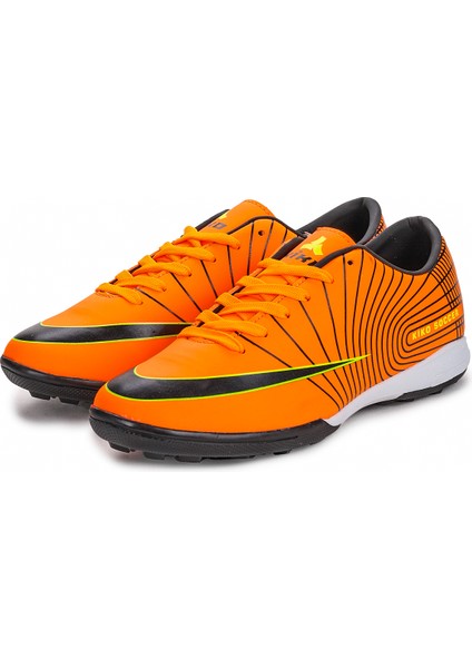 130 Halı Saha Erkek Çocuk Futbol Ayakkabı Turuncu - Siyah modelleri