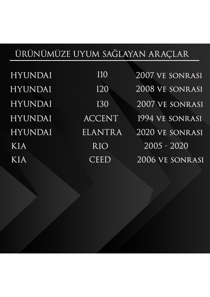 Hyundaı, Accent, Elantra, Kıa Rio, Ceed Için Hold Yazılı Kumanda Lastiği fiyatları