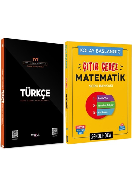 Çıtır Çerez Matematik ve Marka TYT Türkçe Soru Bankası Seti 2 Kitap