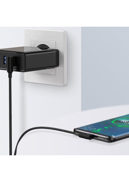 90 Derece Şarj Kablo Kırmızı Micro USB Sarj Kablosu(Hızlı Şarj Desteği+Görüntü Aktarım Desteği) fiyatları