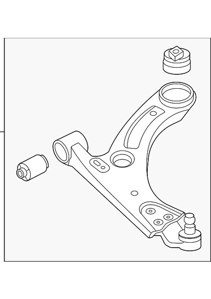 Volvo XC40 Sağ Alt Tabla Salıncak Rotilli 32221282