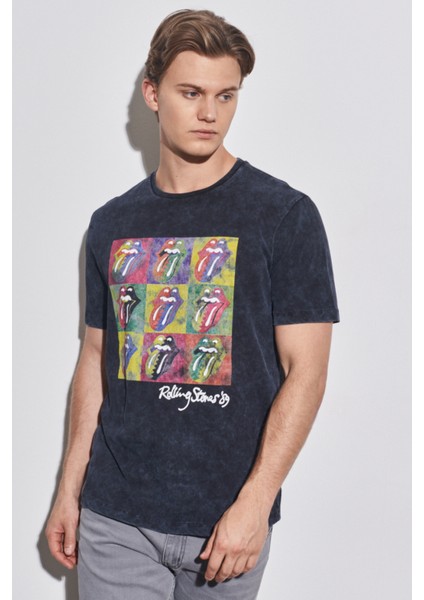 Regular Fit Normal Kesim %100 Pamuk Bisiklet Yaka Siyah Tişört