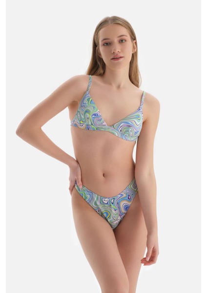 Lila - Yeşil Brazılıan Bikini Alt