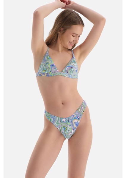 Lila - Yeşil Brazılıan Bikini Alt fırsatları