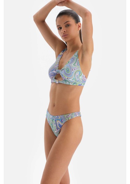 Lila - Yeşil Bralet modelleri