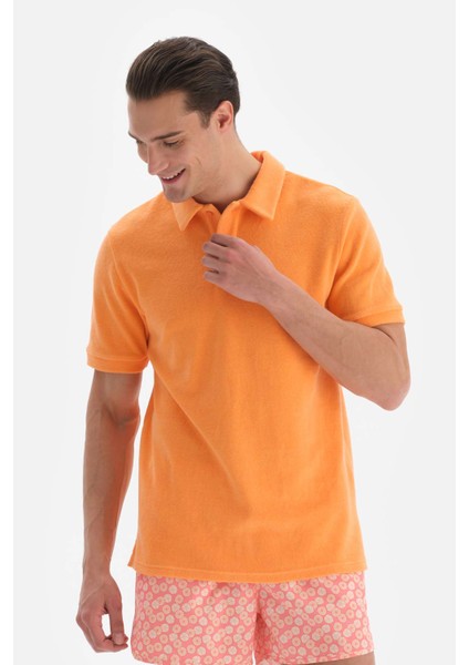 Somon Havlu Polo Yaka Tişört