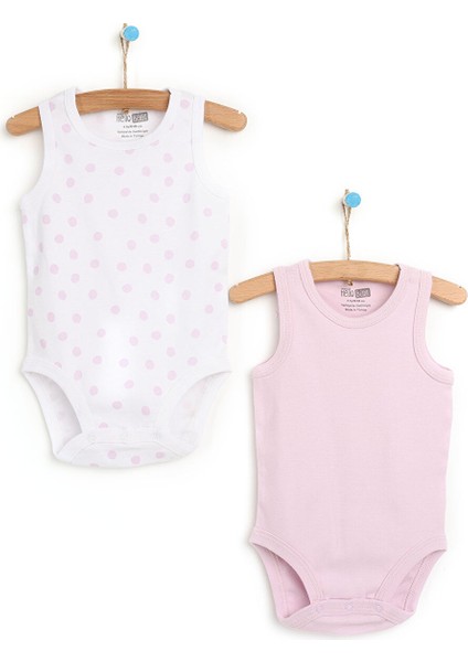 HelloBaby2li Puantiye Atlet Body Kız Bebek