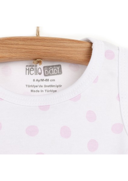HelloBaby2li Puantiye Atlet Body Kız Bebek