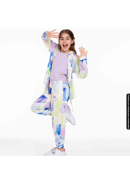 Kız Style Atlet 8-14 Yaş 34348 KATL00005 Lila