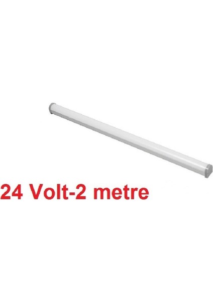 Samsung 24 Volt Alüminyum LED Profil Çubuk LED Bar 6500 Kelvın Beyaz Renk (2 Metre boy)