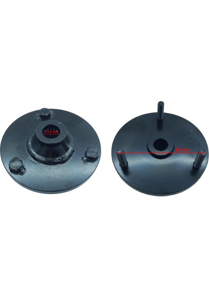 Atv 110 Arka Jant Poryası 16 Freze 17,5-32-86 mm 3 Civatalı Öm