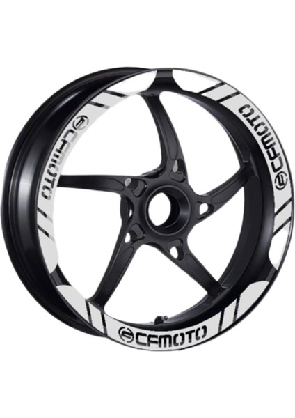 Cf Moto Uyumlu Beyaz 1 Set Jant Şeridi
