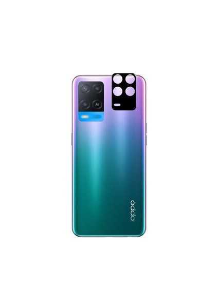 Oppo A54 4g Uyumlu Kamera Lens Koruyucu Tam Kaplayan Kavisli Kamera Lens Koruyucu